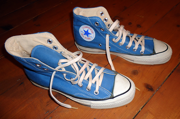 All Blue Chucks