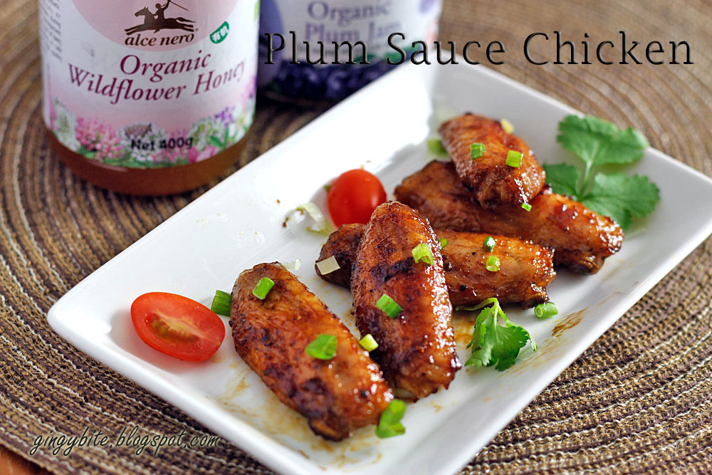 Plum Sauce Baked Chicken Wing (Made with Plum Jam!) 李子酱焗鸡 + Alce Nero