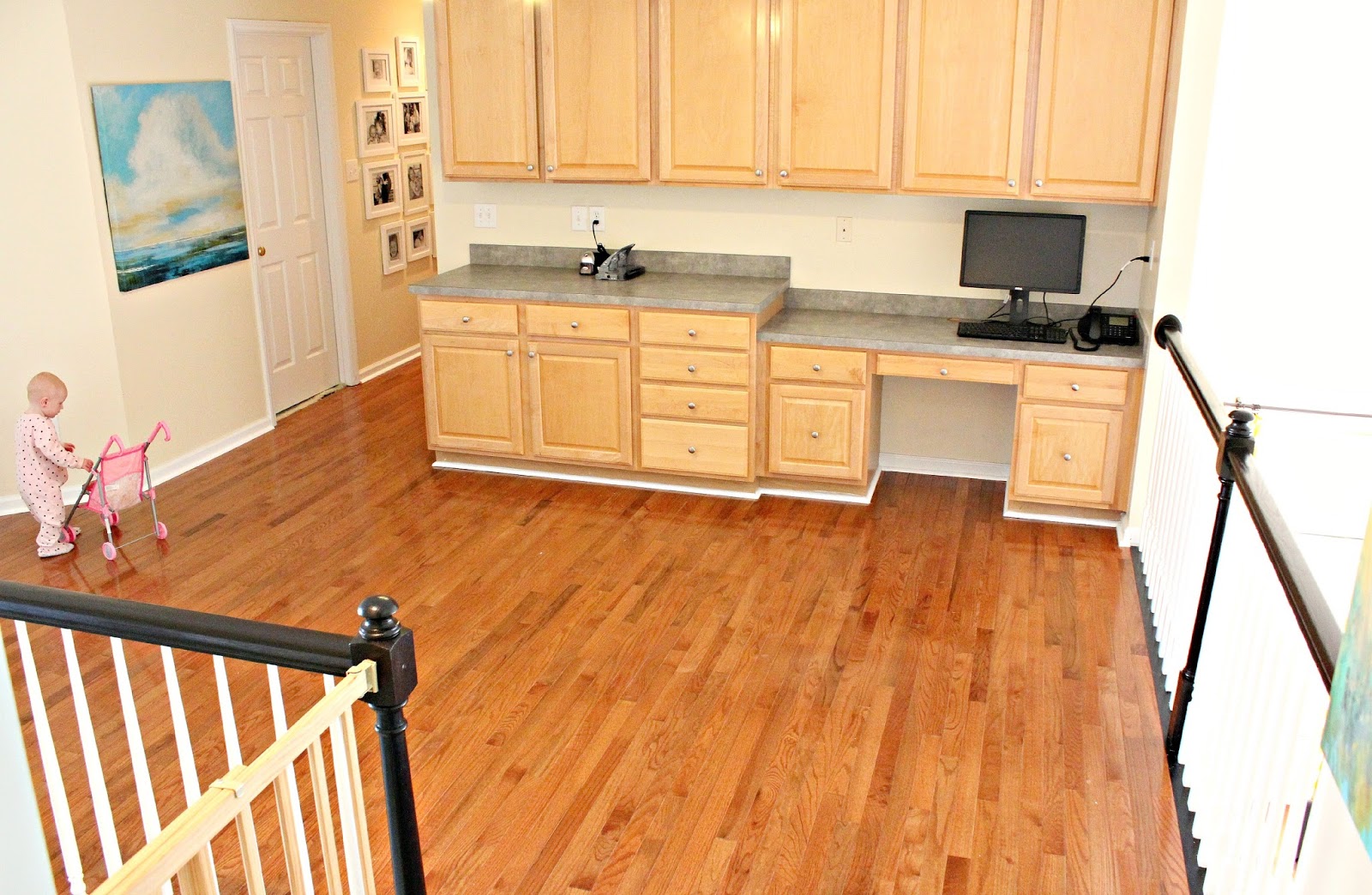 carolina on my mind New Hardwood Floors Second Floor Reveal!
