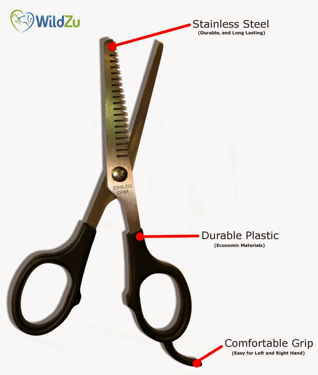 Product Review WildZu Pet Grooming Scissors For Dog, Cat, Horse, Animal