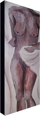 Nude but not rude paintings from www.wallartwallart.com