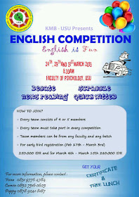 English Competition KMB USU 2013
