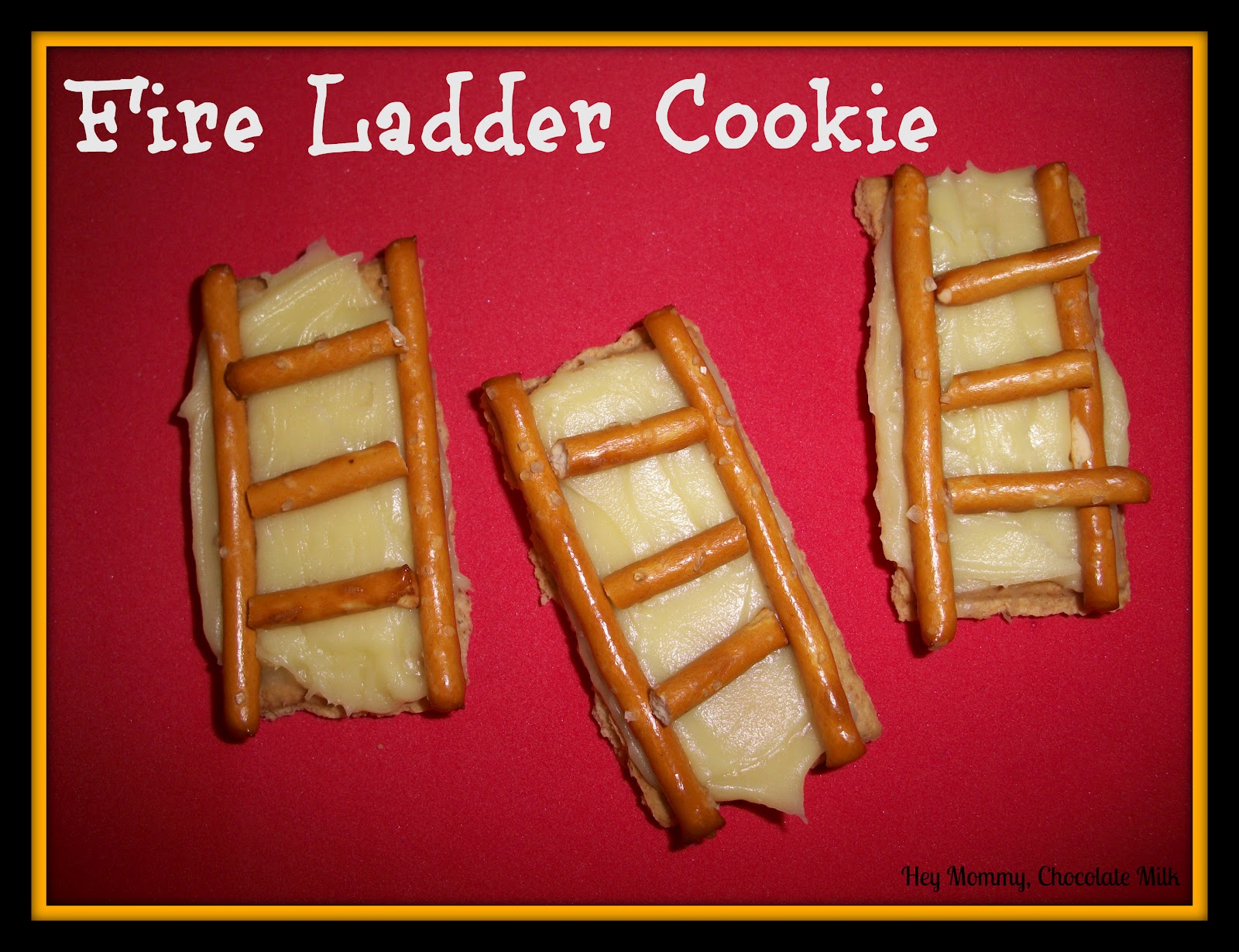 Hey Mommy, Chocolate Milk Little Mister on a Fire Truck