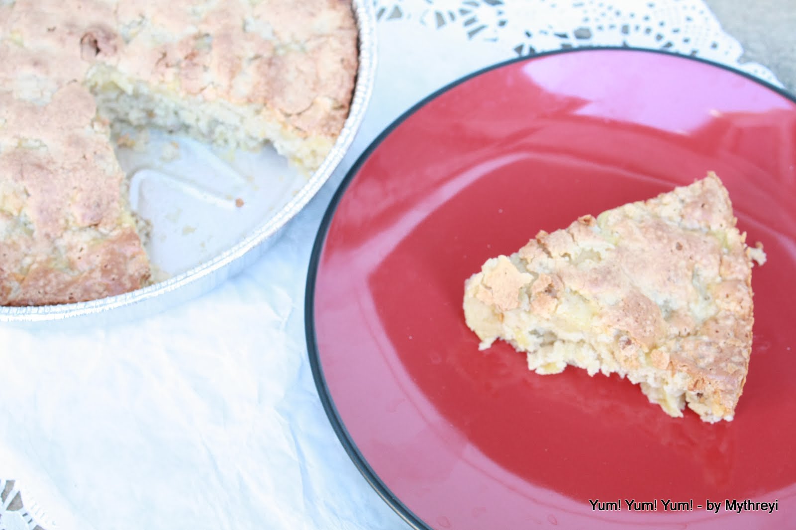 Yum! Yum! Yum! Swiss Apple Pie (No Crust Pie)