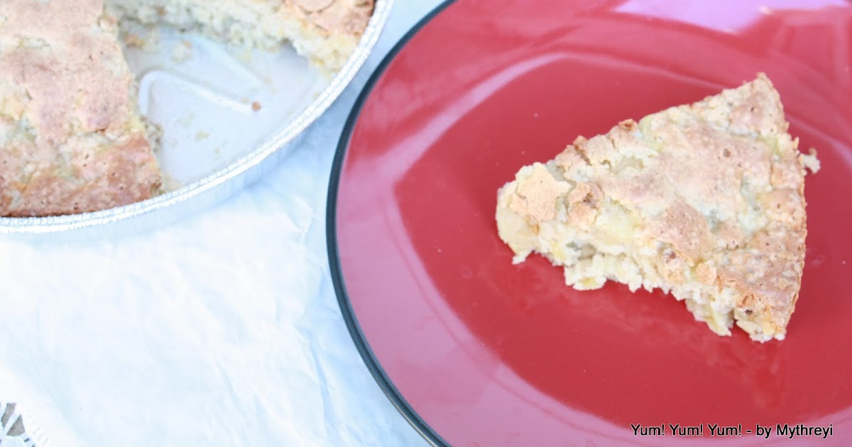 Yum! Yum! Yum! Swiss Apple Pie (No Crust Pie)