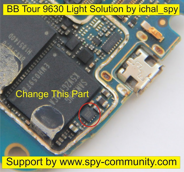 حل مشكلة اضاءة الشاشة بلاك بيري 9630 Blackberry+9630+Lcd+Light+Solution