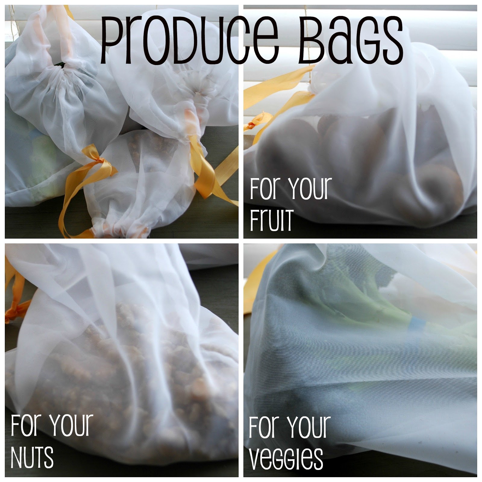 Young Mommy Memoirs Make Your Own Reusable Produce Bags
