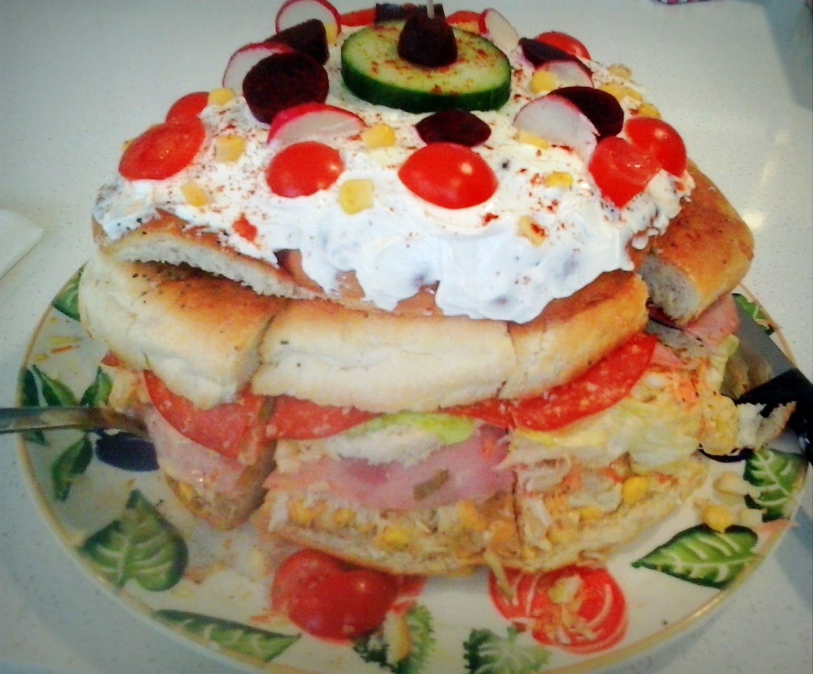 How To Make A Gaint Swedish Sandwich Cake How To Make A Gaint Swedish Sandwich Cake