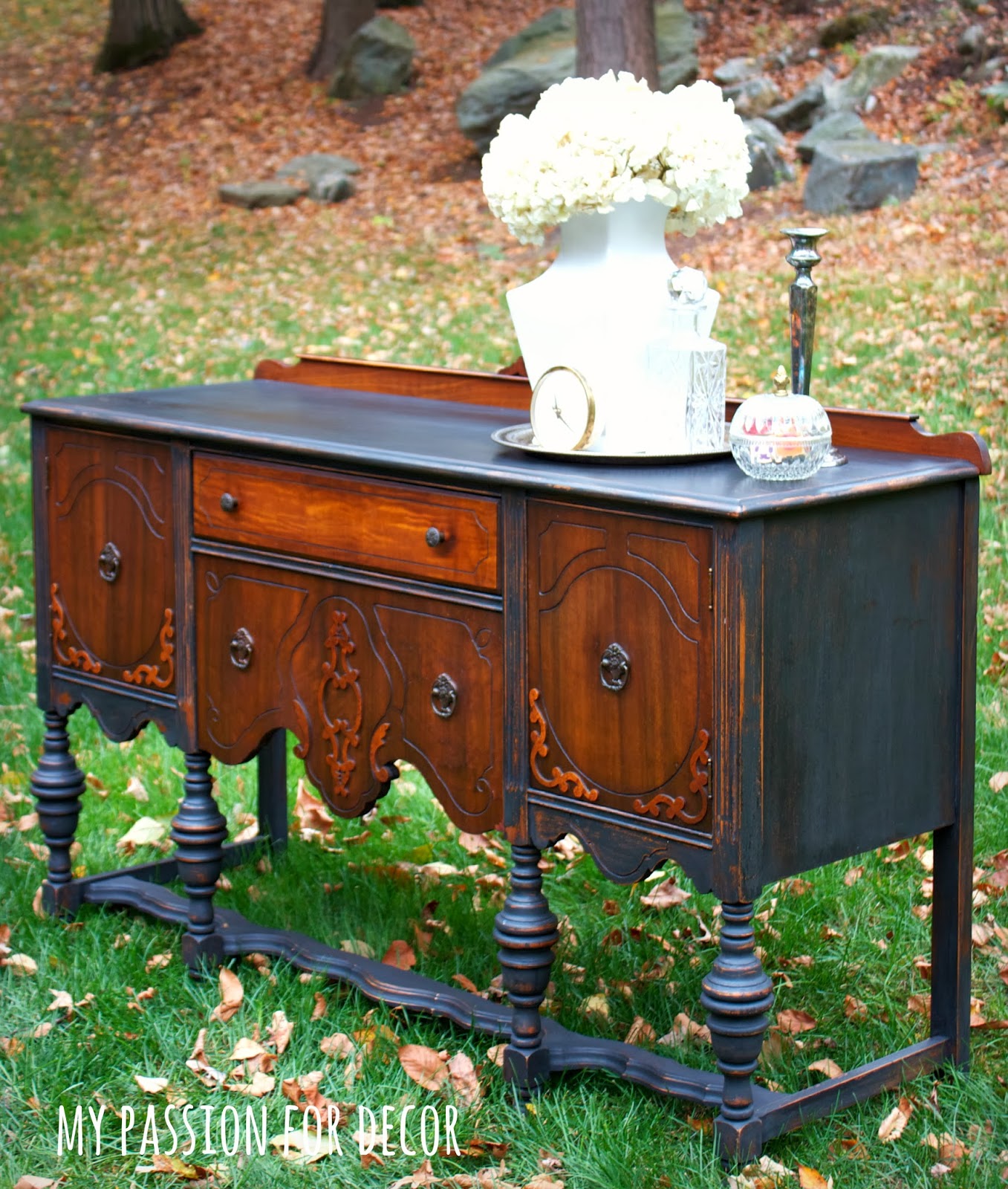 My Passion For Decor My Amazing Milk Paint Buffet Makeover