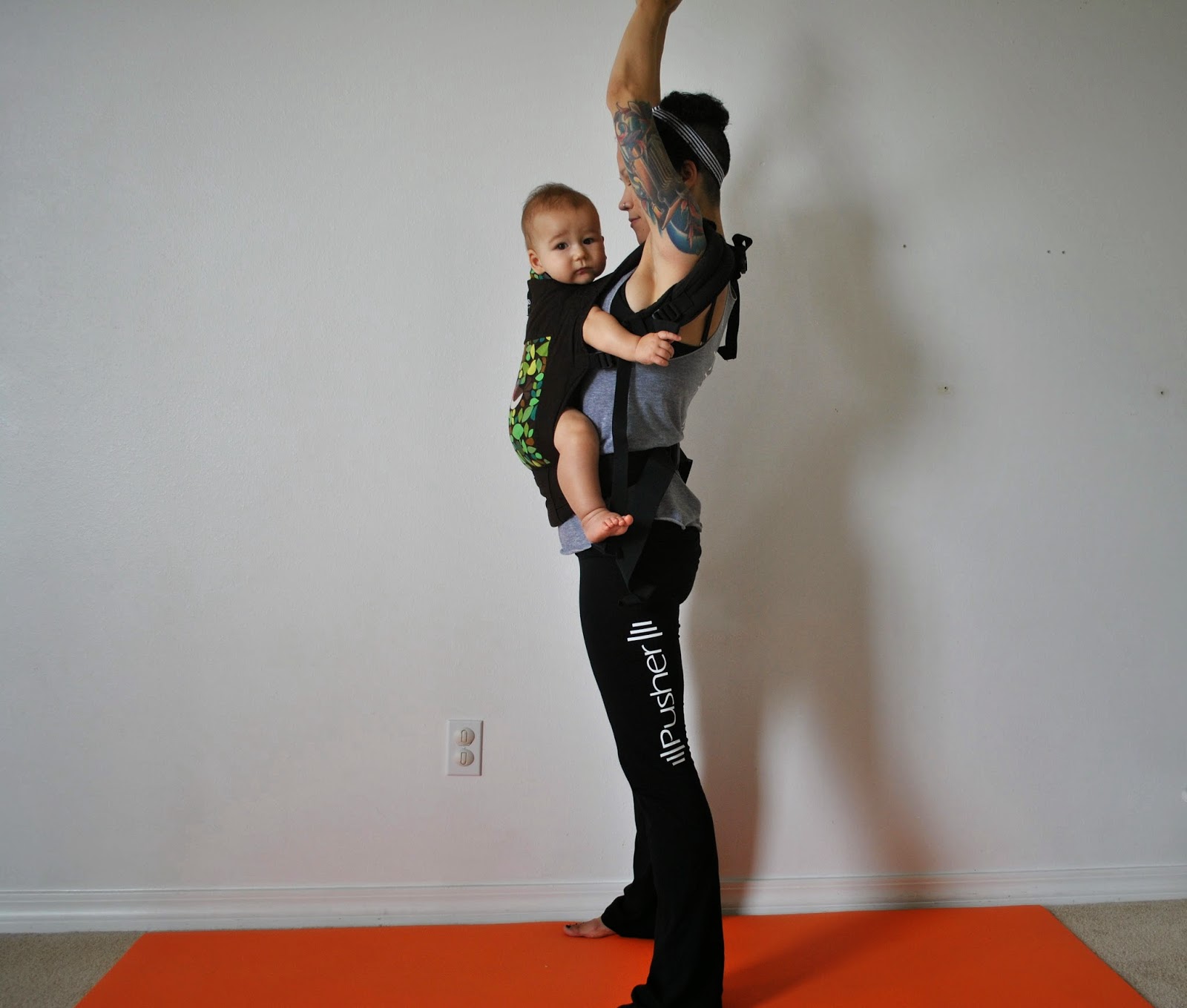 Diary of a Fit Mommy The Babywearing Yoga Workout