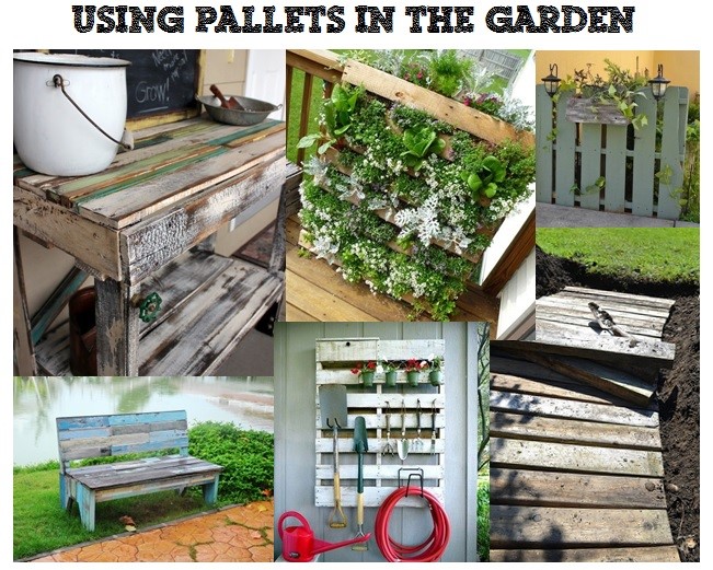 Using pallets in the garden | Pallet projects garden, Wooden pallets