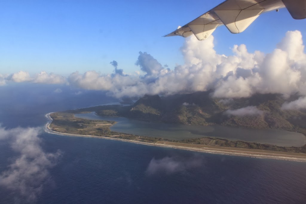 Polynésie vue du ciel