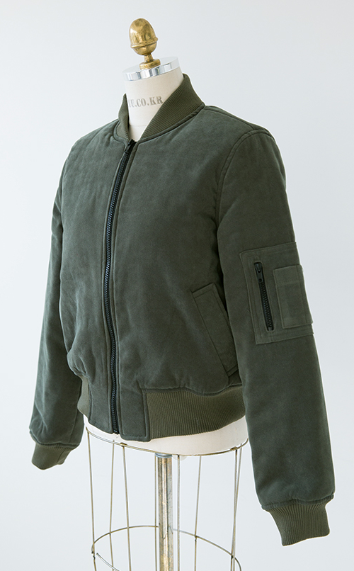 [Chuu] Thick Bomber Jacket KSTYLICK Latest Korean Fashion KPop