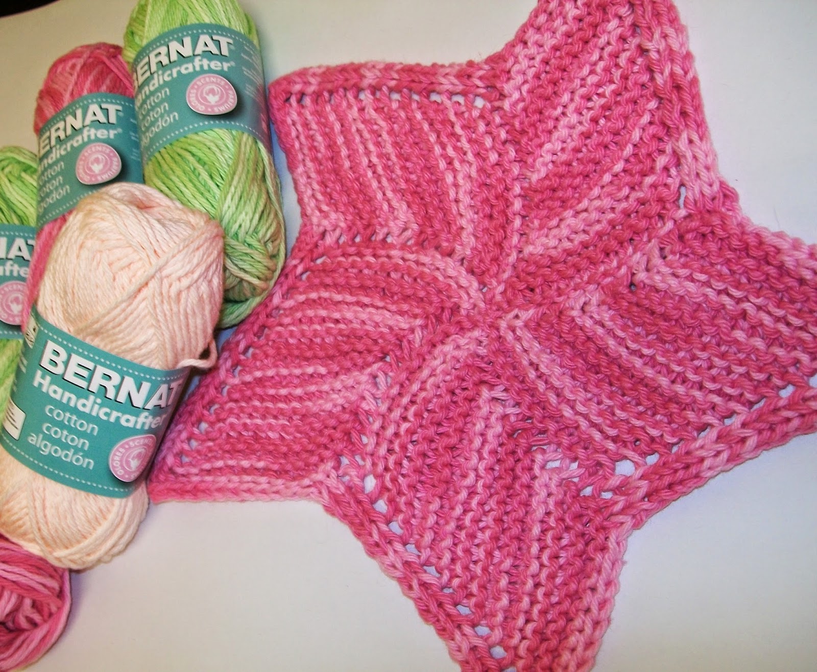a fresh yarn Starfish Dishcloth
