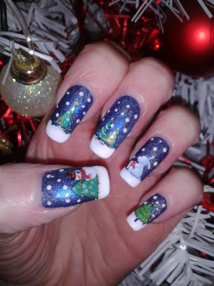 Bite No More: Christmas Nails- Christmas Bling
