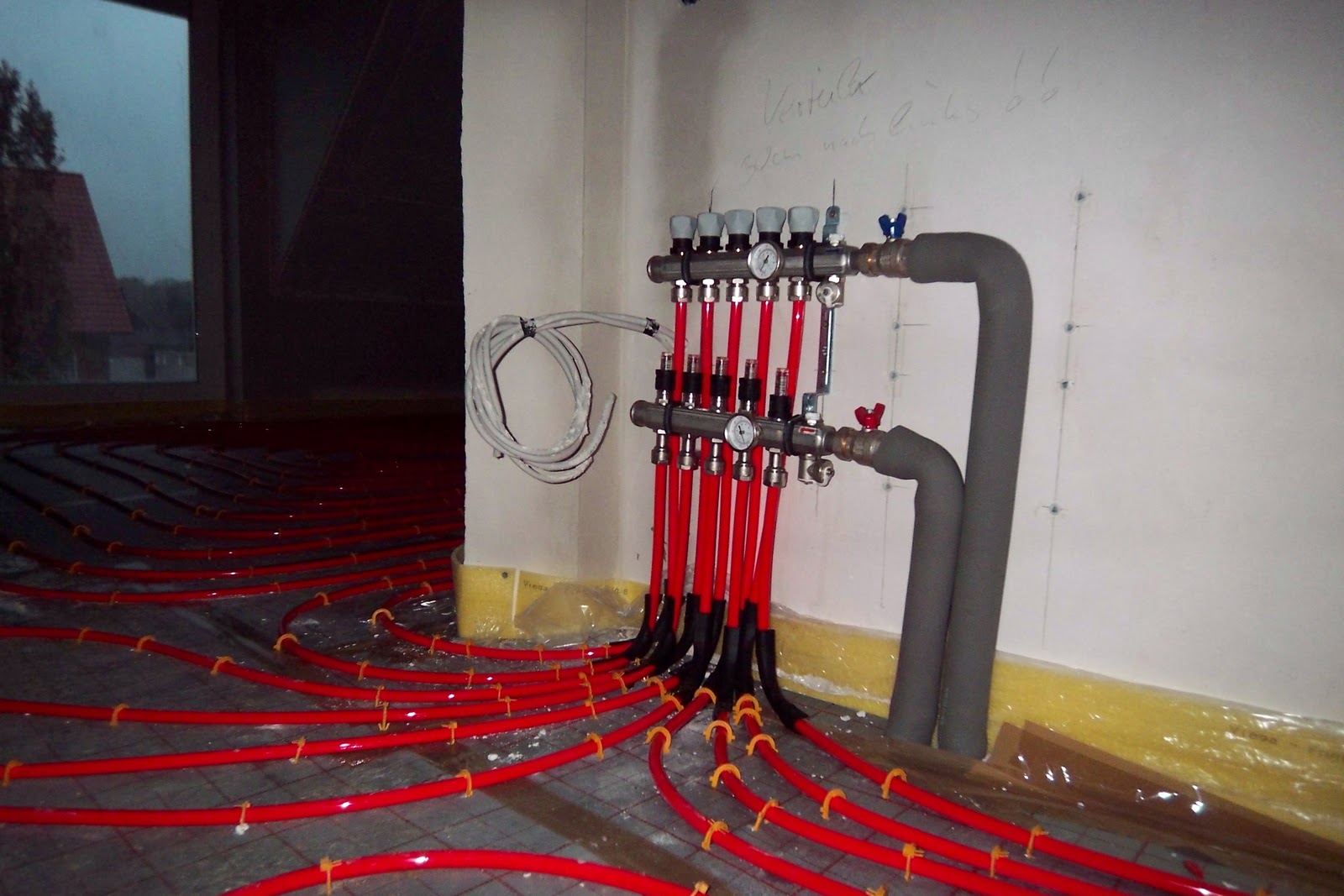 Unser Haustraum: Fußbodenheizung