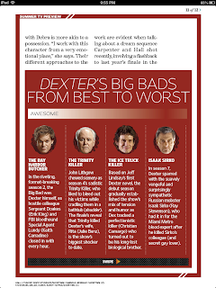 Dexter Daily | Dexter Returns: Dexter on Entertainment 