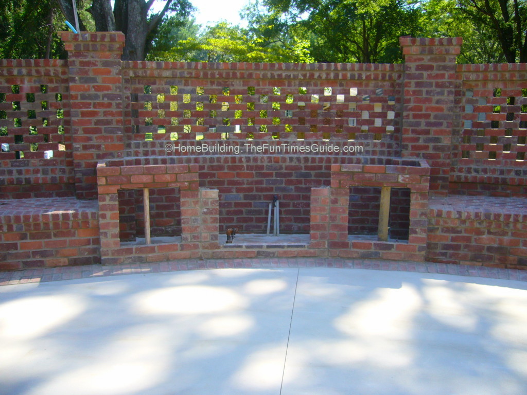 Brick Laminate Picture Brick Garden Wall Designs