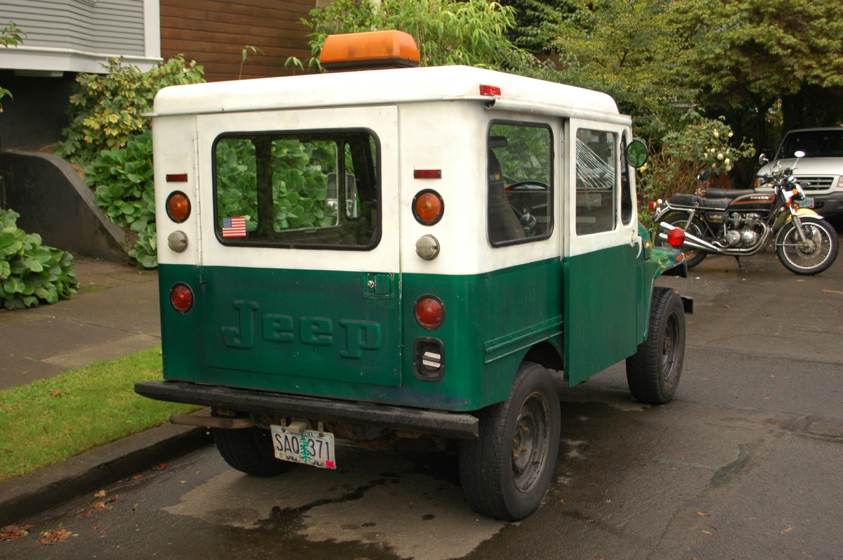 OLD PARKED CARS. 1980 Jeep Dispatcher DJ5 Postal Truck.