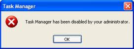 enable task manager disabled by administrator