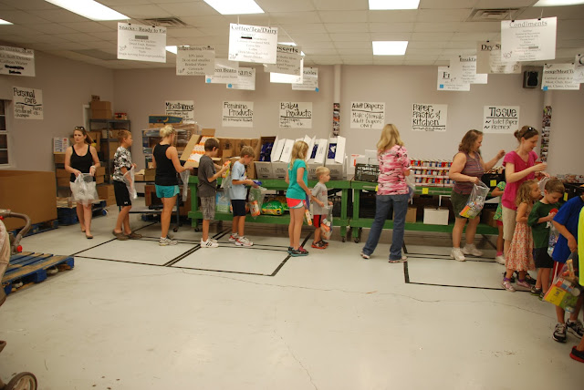 While I'm Waiting...Show & Tell Tuesday - summers at the food bank While I'm Waiting...Show & Tell Tuesday - summers at the food bank