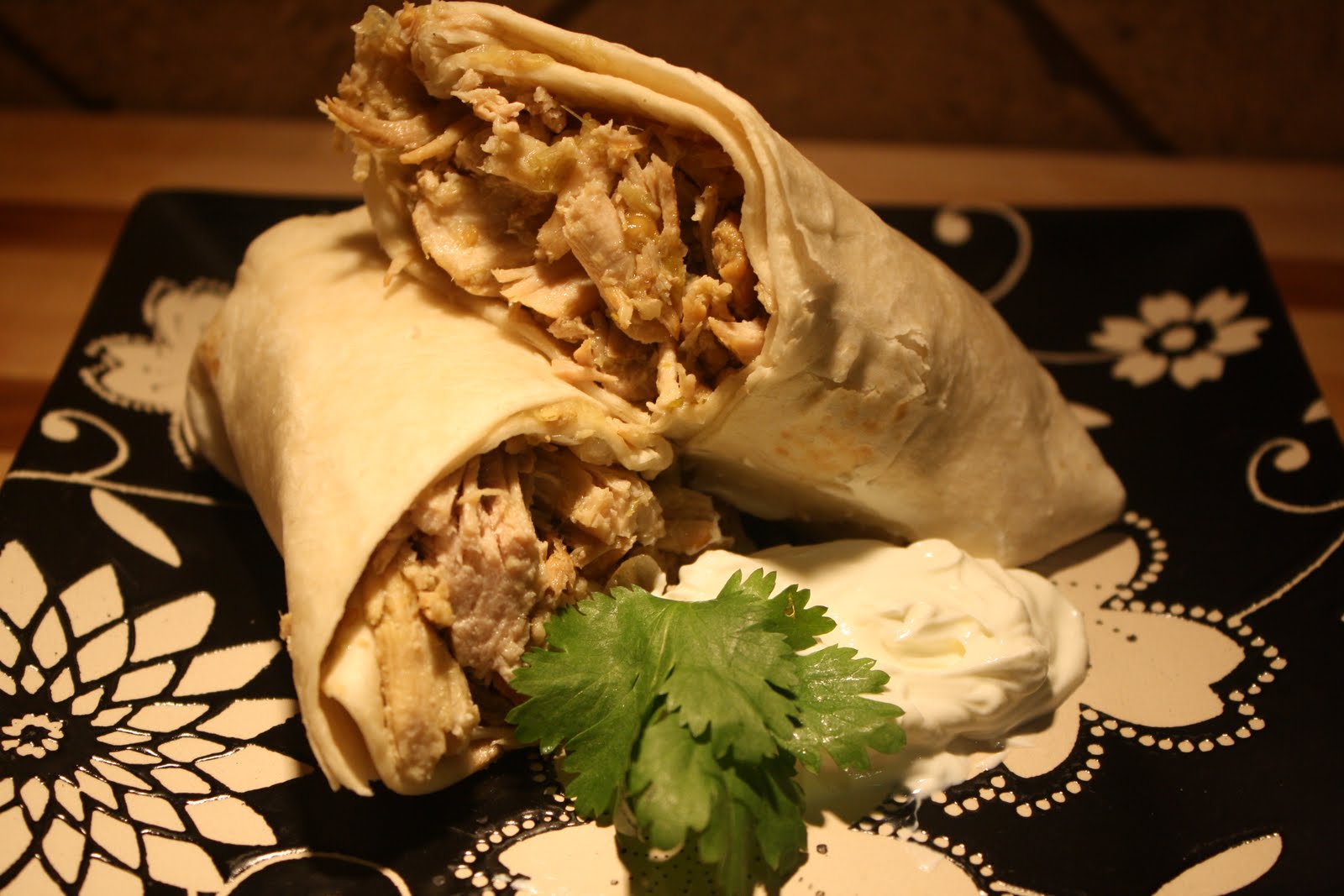 The Project Table Green Chili Pork Burritos
