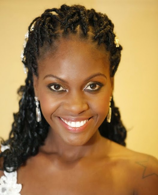 penteado de festa cabelo crespo negras