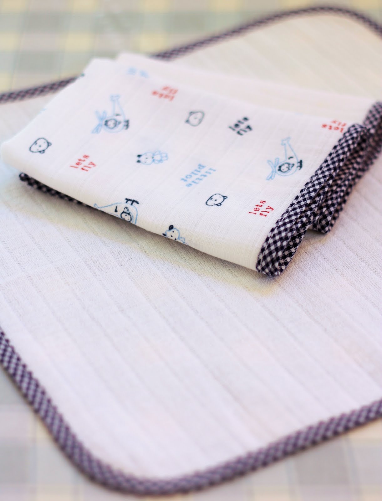 sewing muslin baby wraps