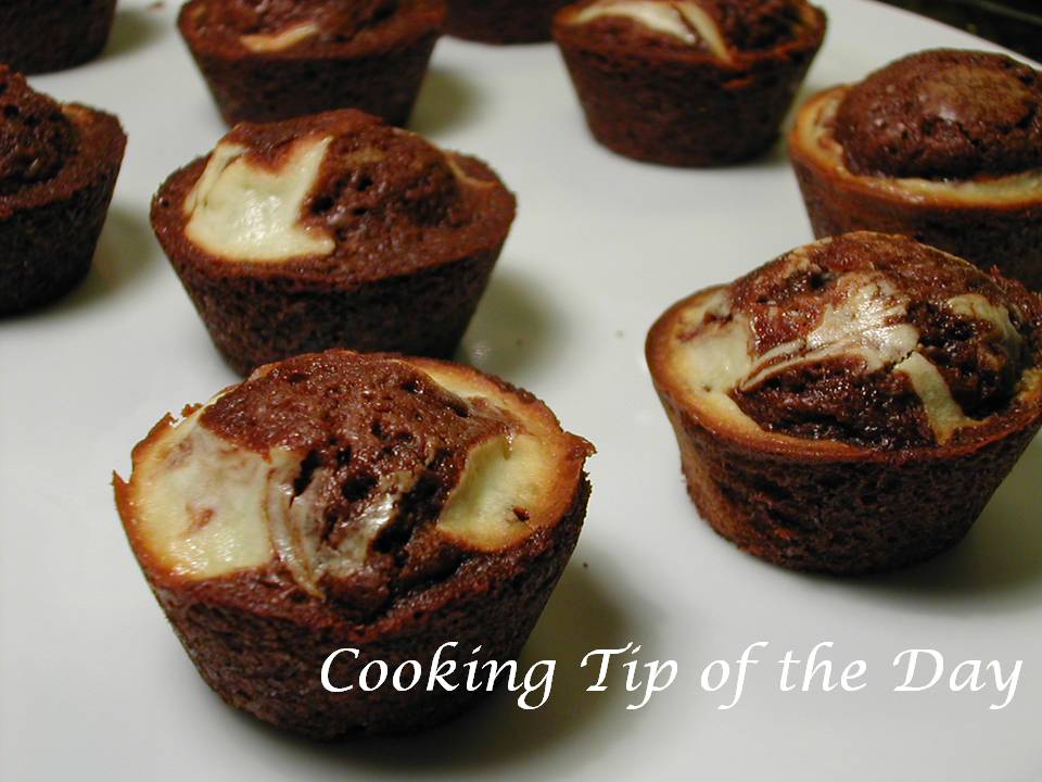 Cooking Tip of the Day Recipe Cream Cheese Brownie Bites