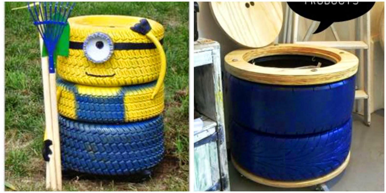 Tocando Mis Sueños: 11 formas geniales de reutilizar las llantas