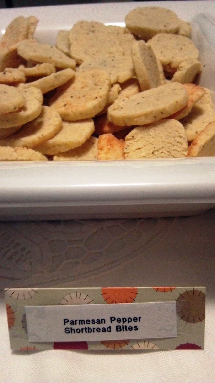 Rebecca's Amazing Creations ParmesanPepper Shortbread Crackers