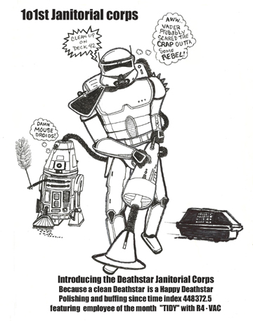 101st Janitorial Corps by Thom Green Cartoon