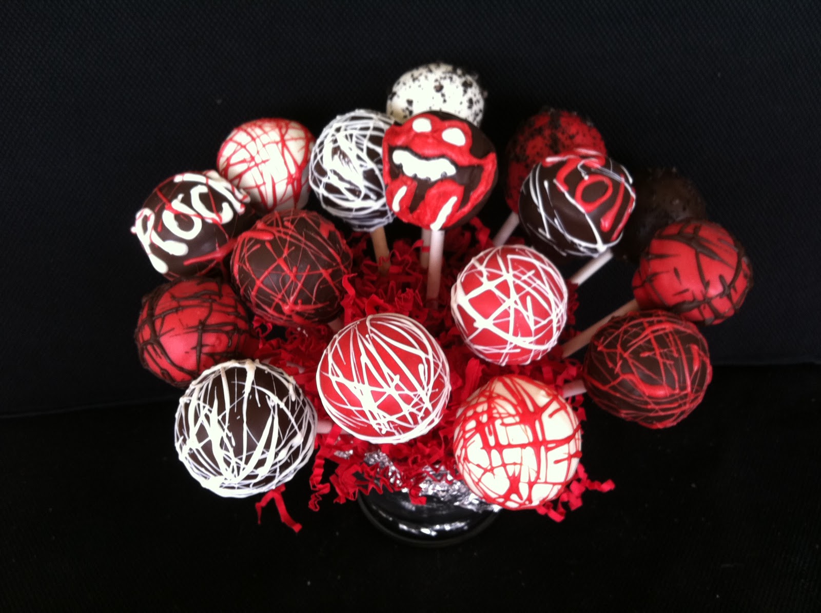 Cake Pop Queens Rolling Stones Cake Pops