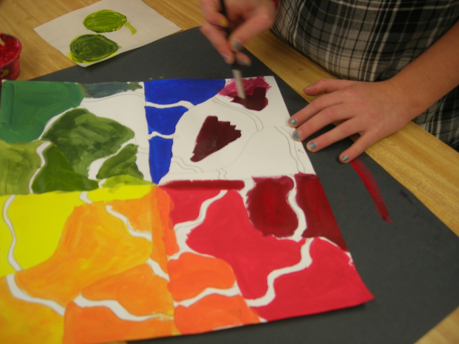 Mrs. Manzella's Student Gallery: 5TH GRADE: COLOR WHEEL