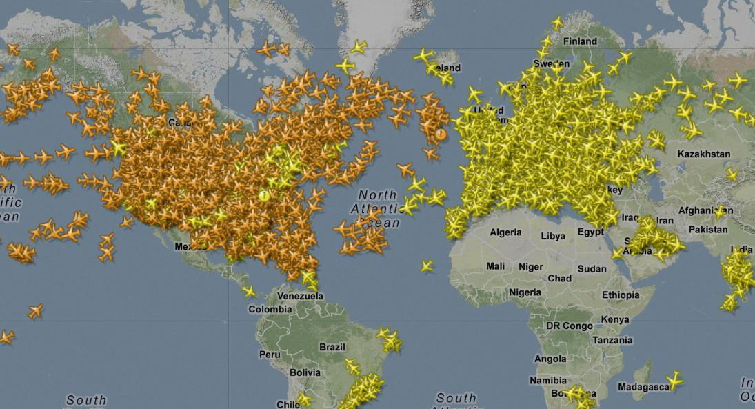Rotte dei voli aerei: come seguirle in diretta su internet
