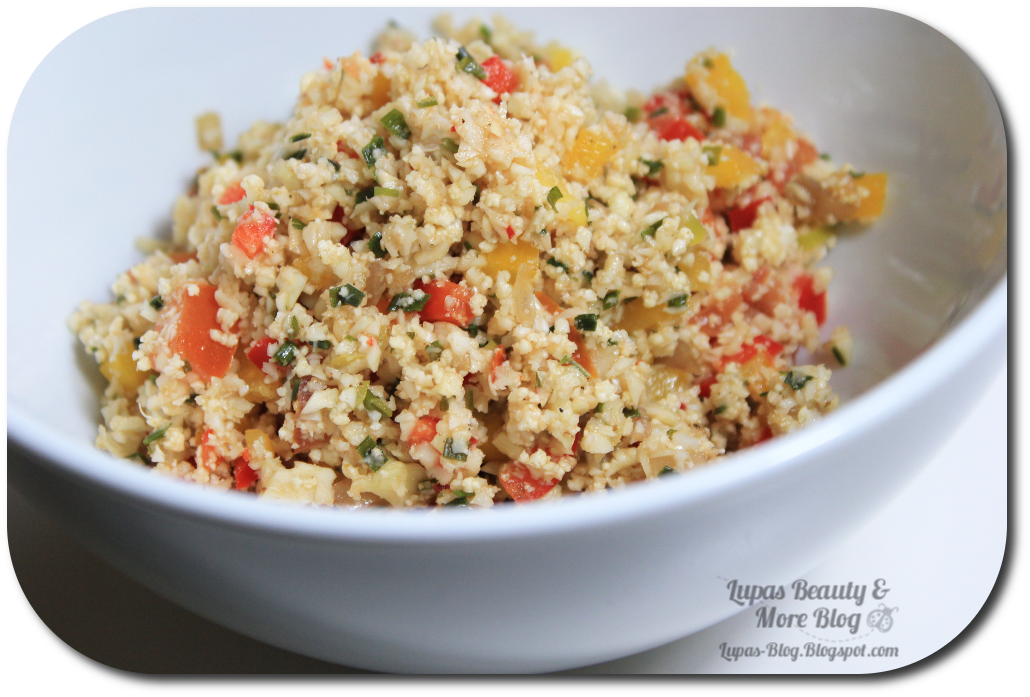 * Lupas Beauty & more Blog * Bester falscher LOW CARB Couscous in the