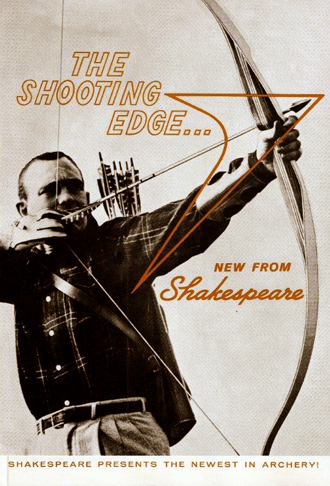 VINTAGE SHAKESPEARE / ROOT ARCHERY EARLY SHAKESPEARE BOWS 195960