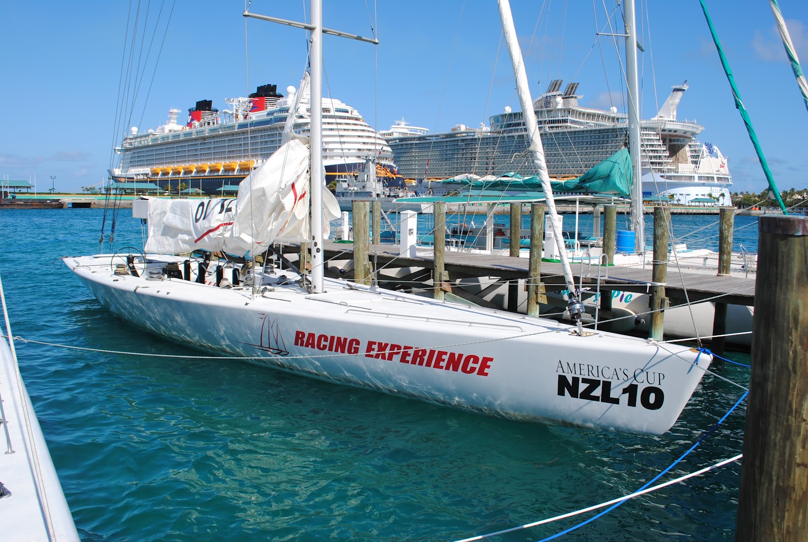 Can anyone identify these 12m yachts? America's Cup Anarchy Sailing