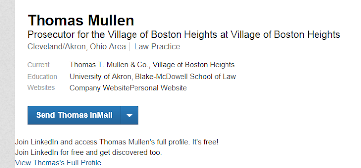 BLV attorney Tom Mullen knows BLV police sergeant Jeff Lyle from Boston Heights.