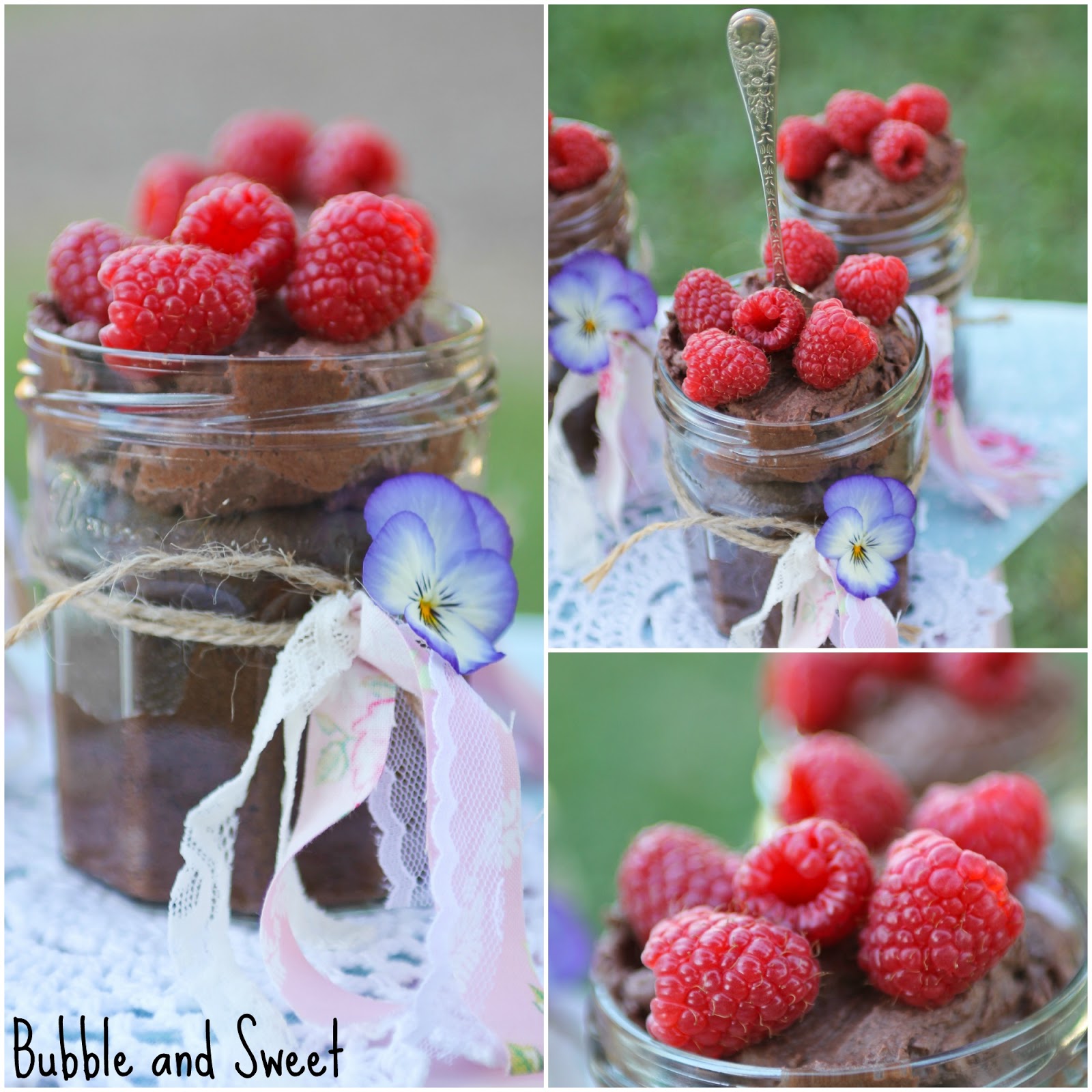Bubble and Sweet Chocolate Mousse in a jar Betty Crocker Irresistibles