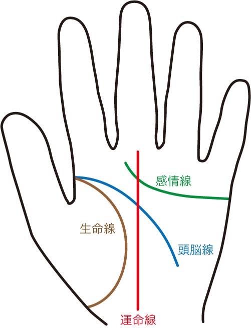 基本三線と運命線