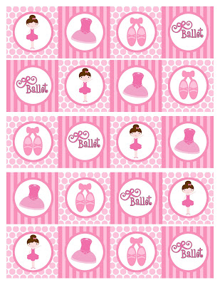 Cake Decorations Printable Ballerina Cake Topper Template