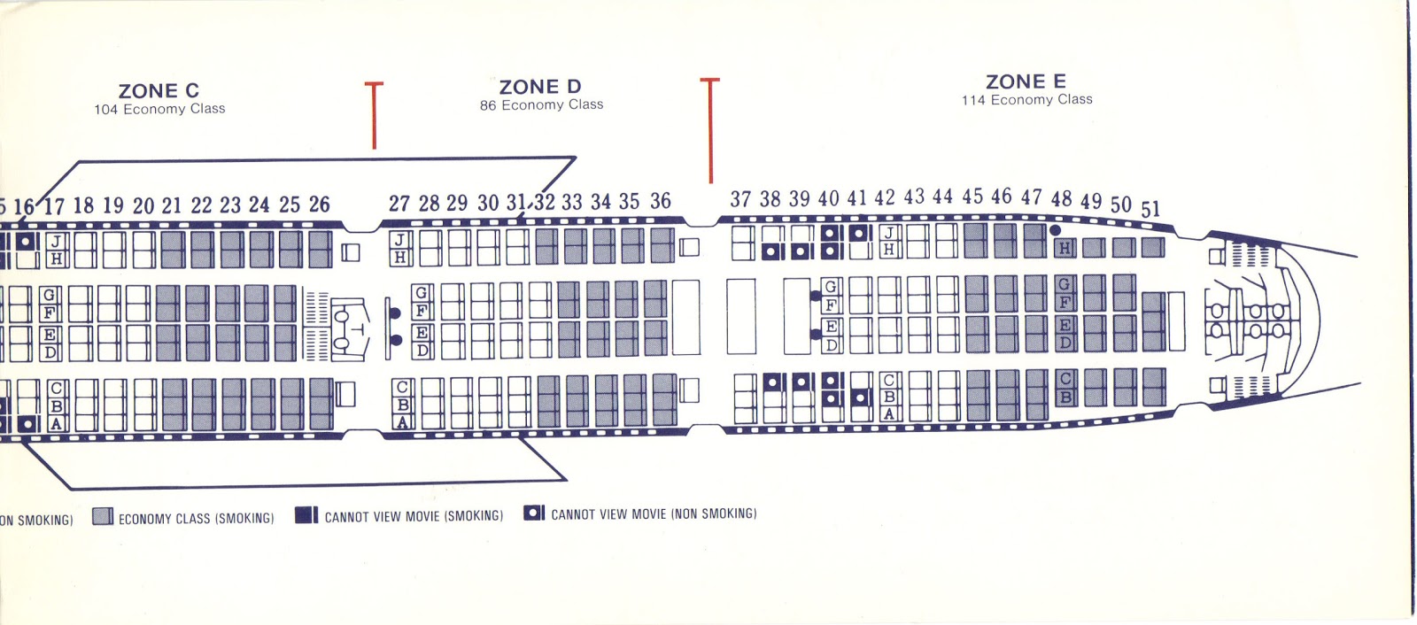 Seat maps for the boeing 747 400 longreach | qantas