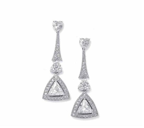 Ok Wedding Gallery Antique Bridal Earrings Chandelier Antique Bridal Earrings Chandelier