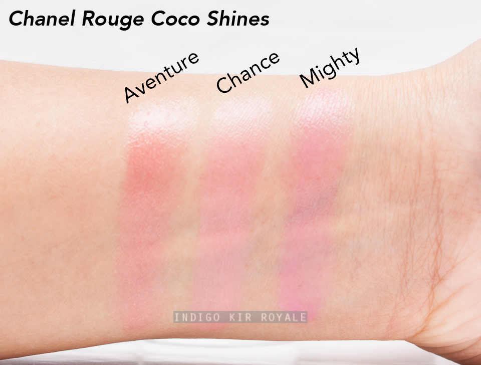 Indigo Kir Royale: SPRING 2016  CHANEL ROUGE COCO SHINES IN MIGHTY (116),  ENERGY (118) & SHIPSHAPE (114)