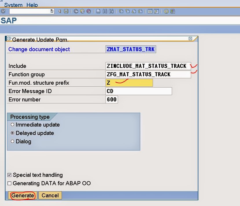 TECHSAP Creating SAP Change Document Object (SCDO)Using CDHDR