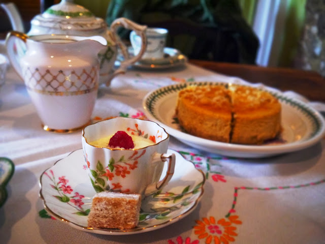 Vintage Tea Party - Lemon Posset and Cheesecake