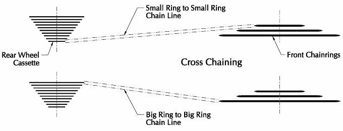 mtb chain line