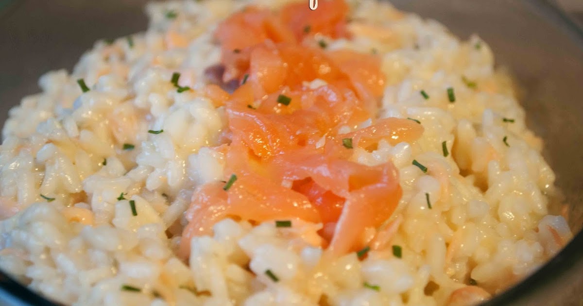 Un dimanche en cuisine Risotto au saumon fumé