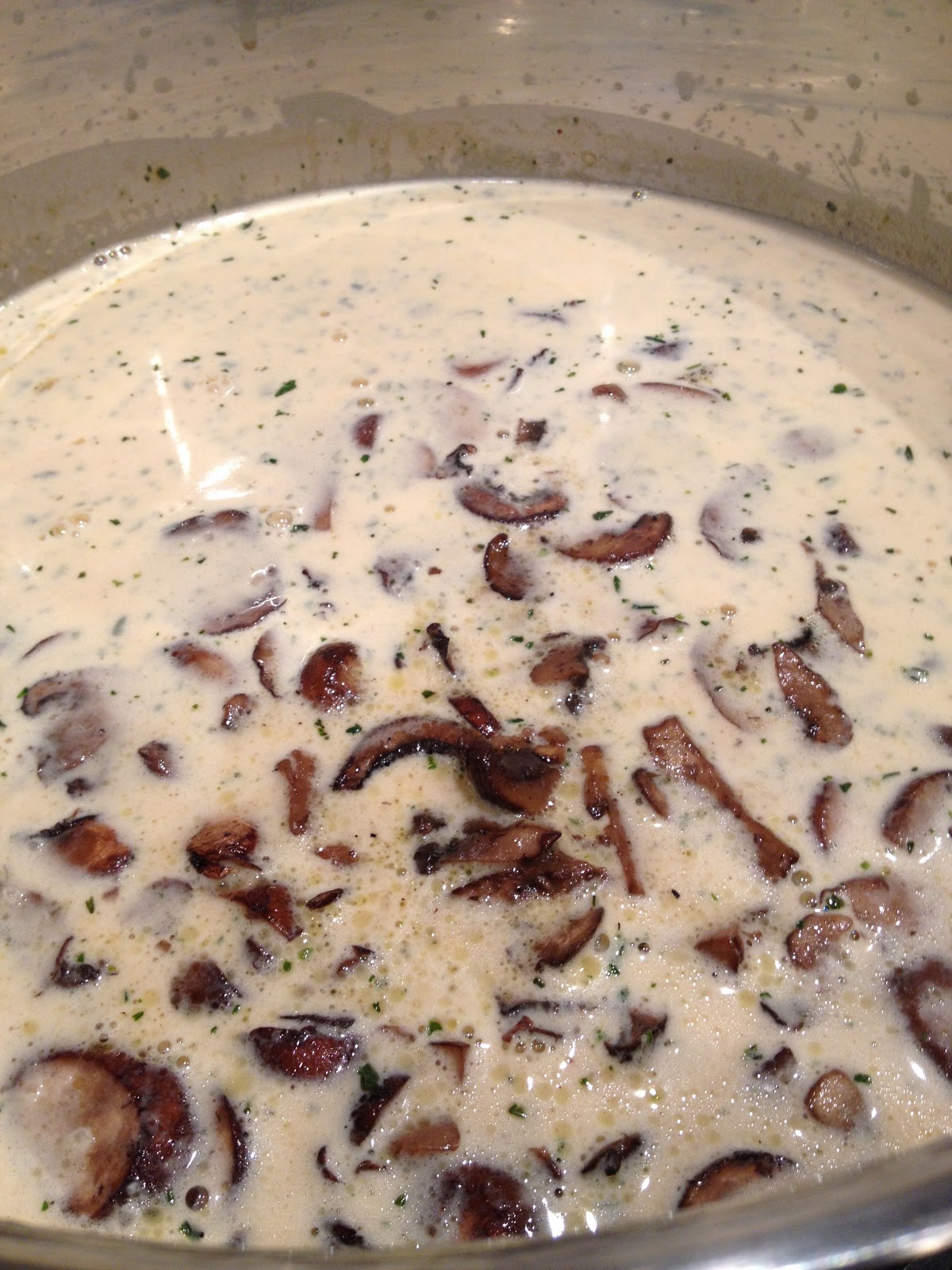 Roasted Creamy Portobello Mushroom Soup ~ The Bee Skep